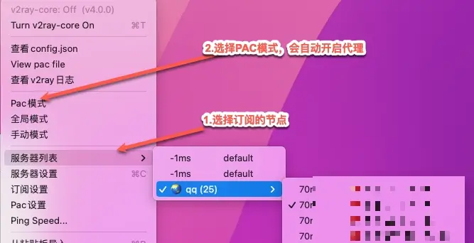 V2rayU Pac模式