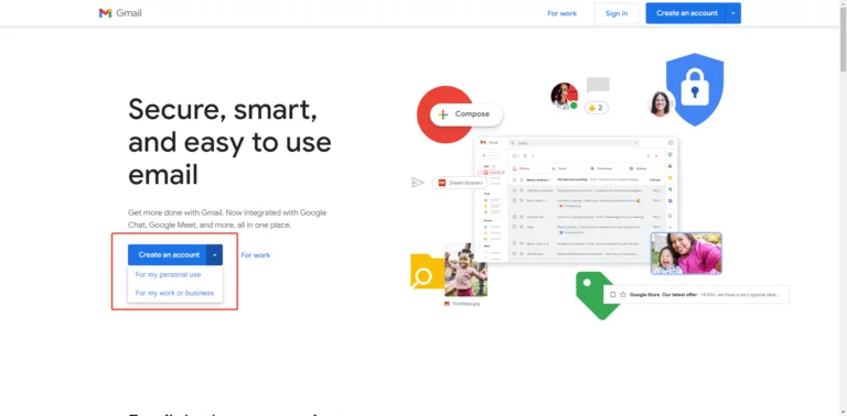 gmail register 1